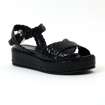 sandales & nu-pieds 9807 noir Pons Quintana