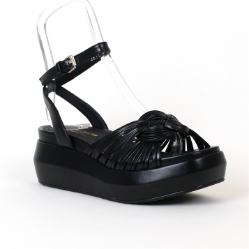 sandales compensées 2802x noir Bruno Premi