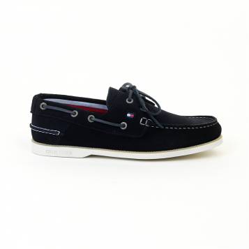 chaussures bateaux classic boat midnight tommy hilfiger