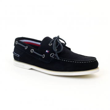 chaussures bateaux classic boat midnight tommy hilfiger